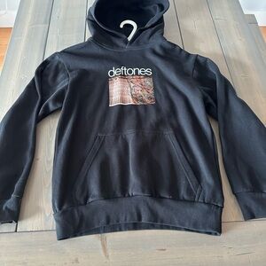 Deftones Black Graphic Hoodie